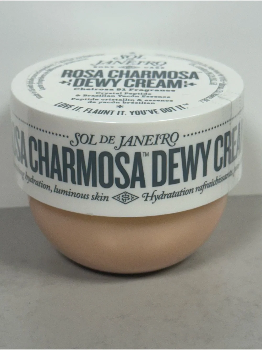 Sol de Janeiro Rosa Charmosa Dewy Cream - White & Peach Jar